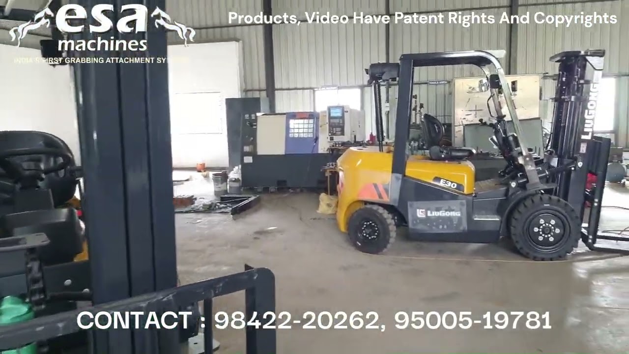 Forklift Attachment | Bricks Grabber | Bundling Attachments | Grabber Attachment | esa machines