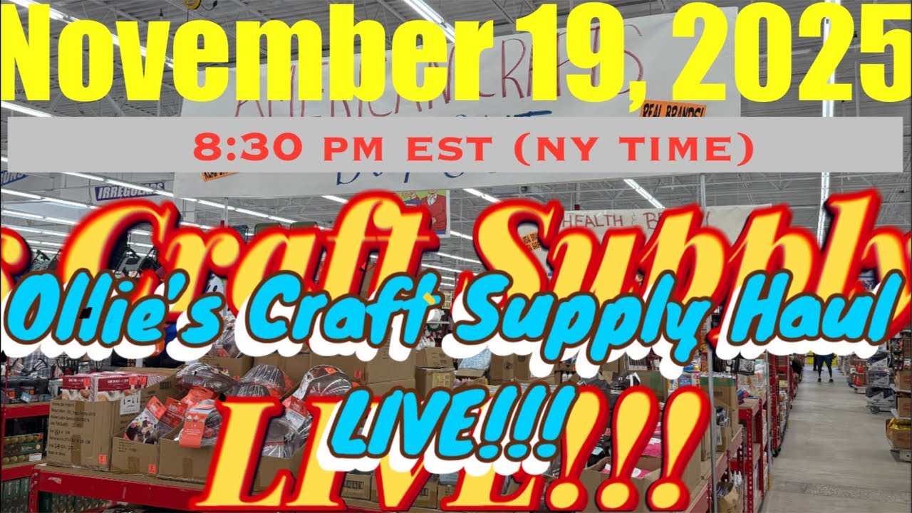 Test Review OLLIE’S Haul CRAFT Recent Items! Ink Pads Paper Stamp Tool Adult Coloring ek Tools Punch