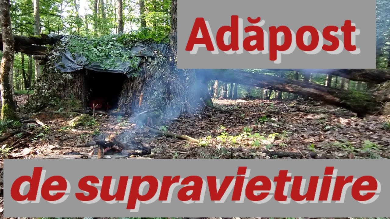 Ploaie cu tunete &icirc;n pădure.Am renovat un adăpost mai vechi