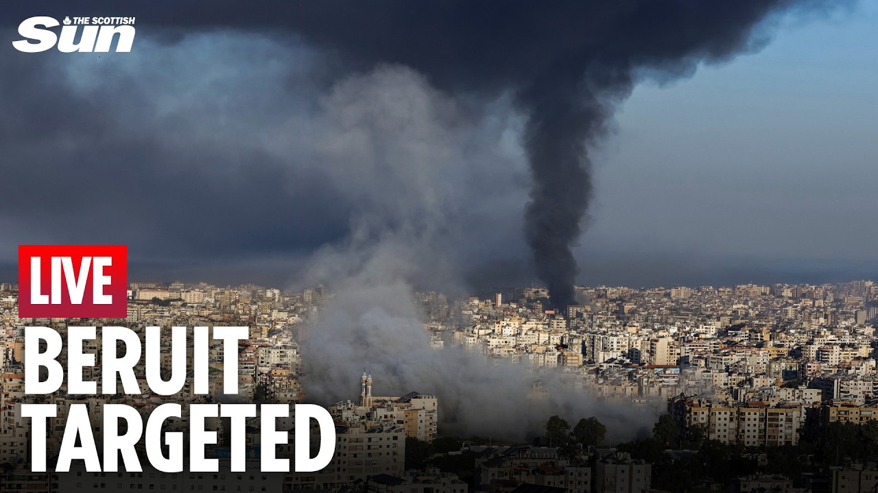 LIVE: Berirut skyline as Israel continues it's attacks on Lebanon
