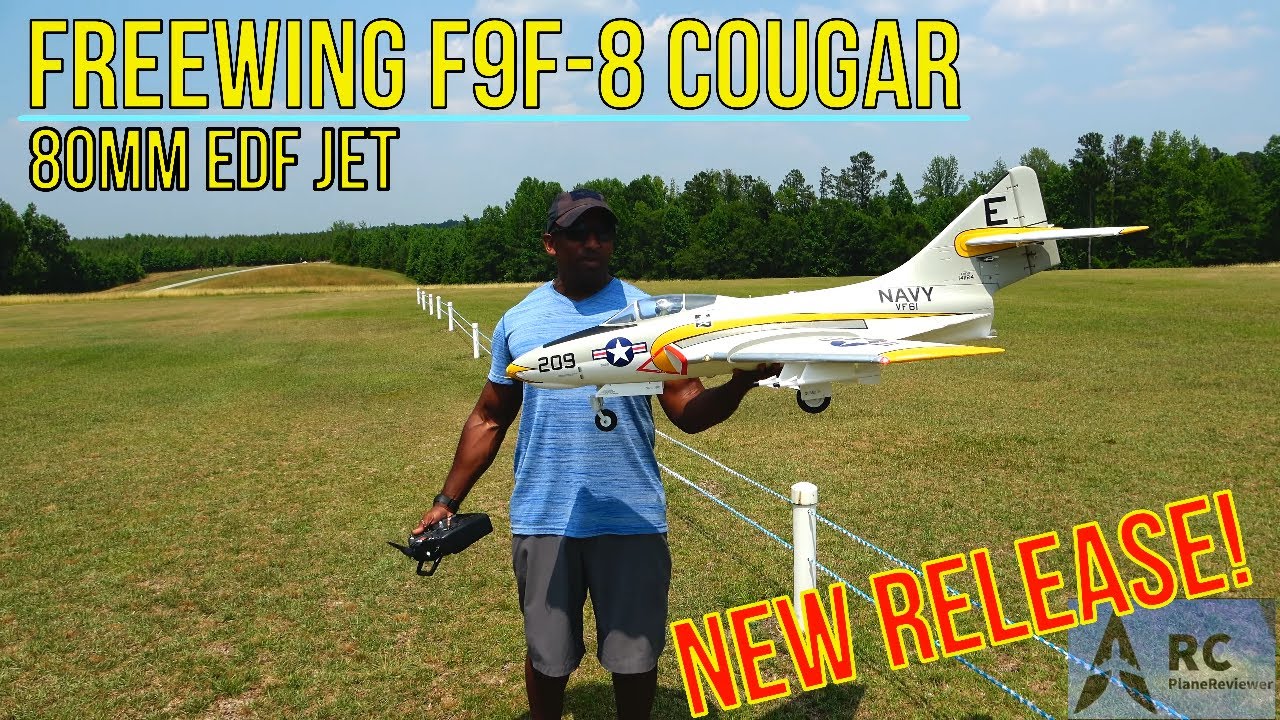 Потрясающий первый полет Freewing F9F-8 Cougar EDF Jet #rcairplane #rc #edf