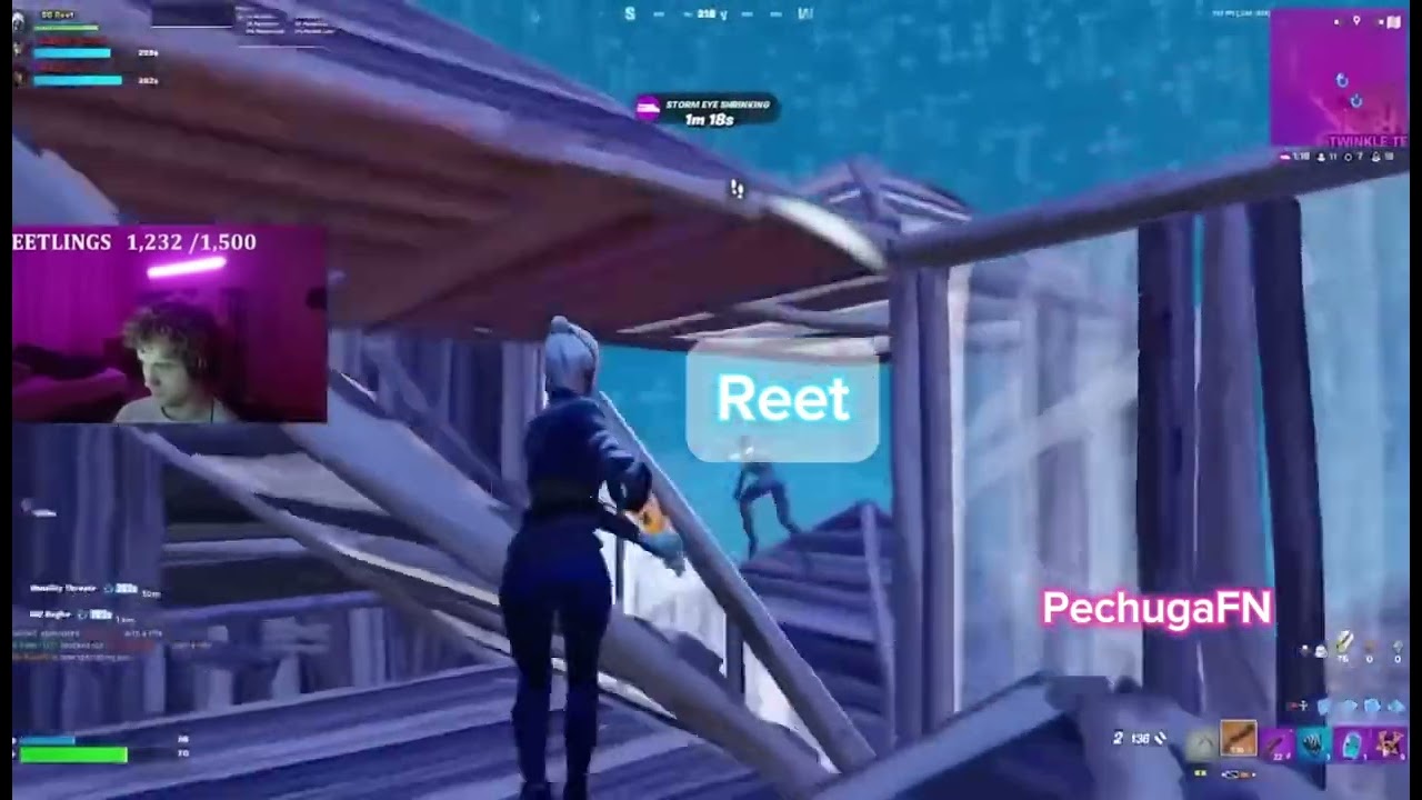 Every time a Pro Fortnite Player kills Prime Peterbot 