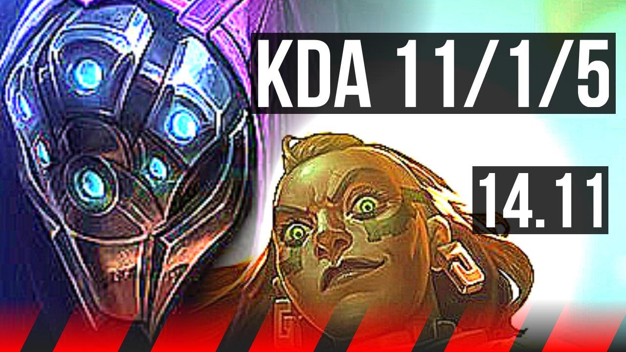JAX vs ILLAOI (TOP) | 11/1/5, 7 solo kills, Legendary | BR Challenger | 14.11