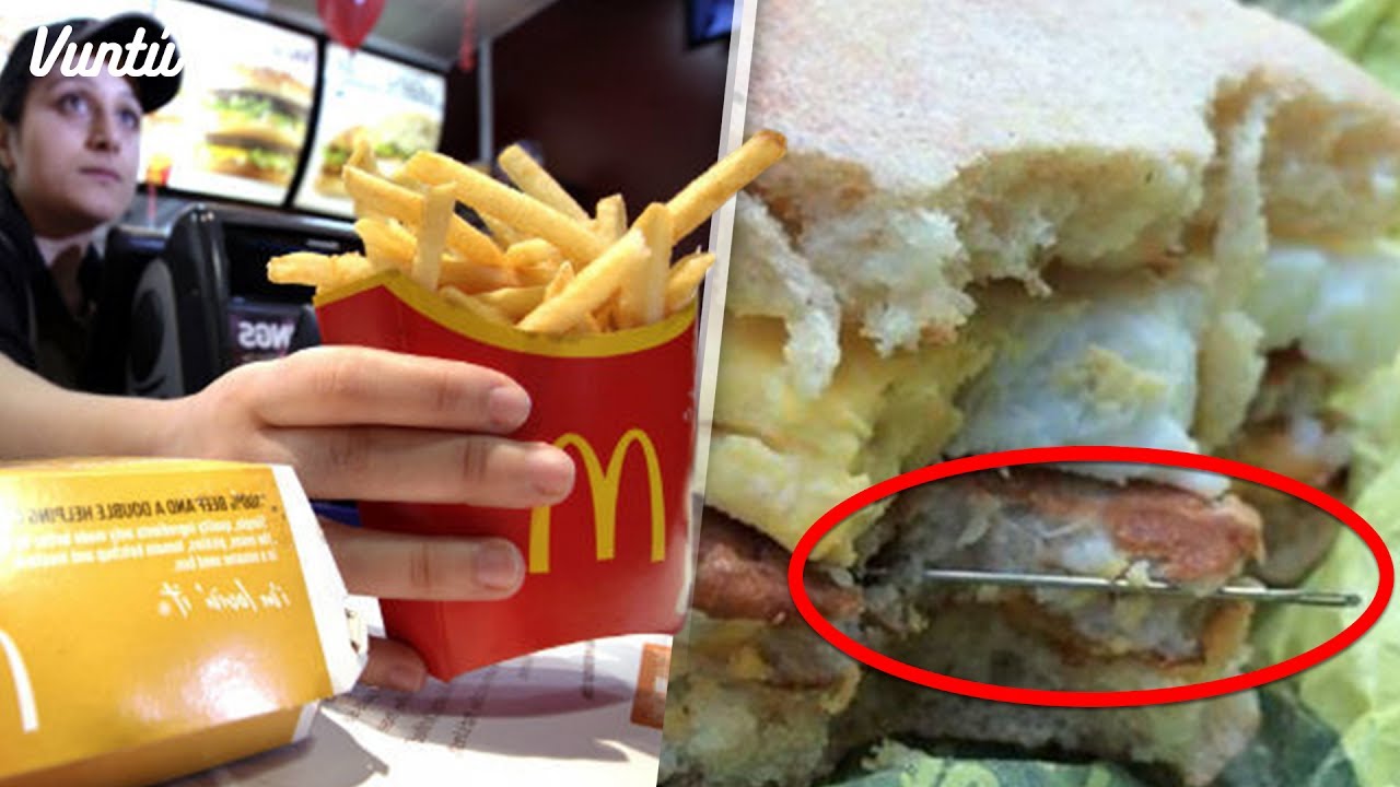 Las 10 cosas m&aacute;s asquerosas que han encontrado en comidas de McDonalds