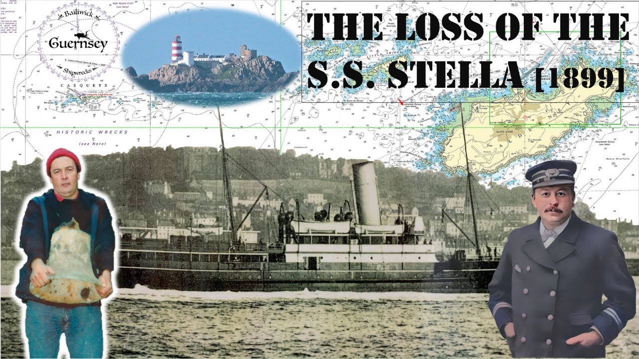 THE SS STELLA DISASTER off the Casquets lighthouse in March 1899 #shipwreck #maritimehistory