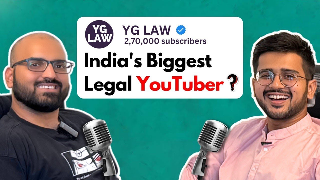Income Of Legal Youtuber in India I Ft @YGLAW