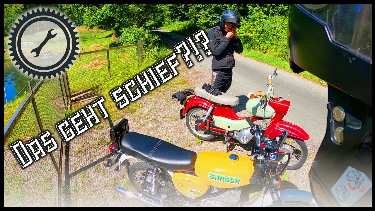 Simson einfahren - Wir sind mit dem Star und der S70 unterwegs - Welche Probleme hatten wir?