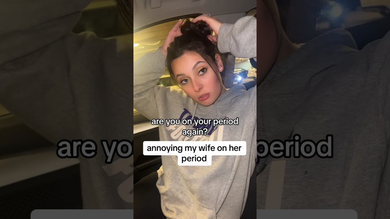 like can u just cheer up? #period #funny #wife #couple #joke #prank