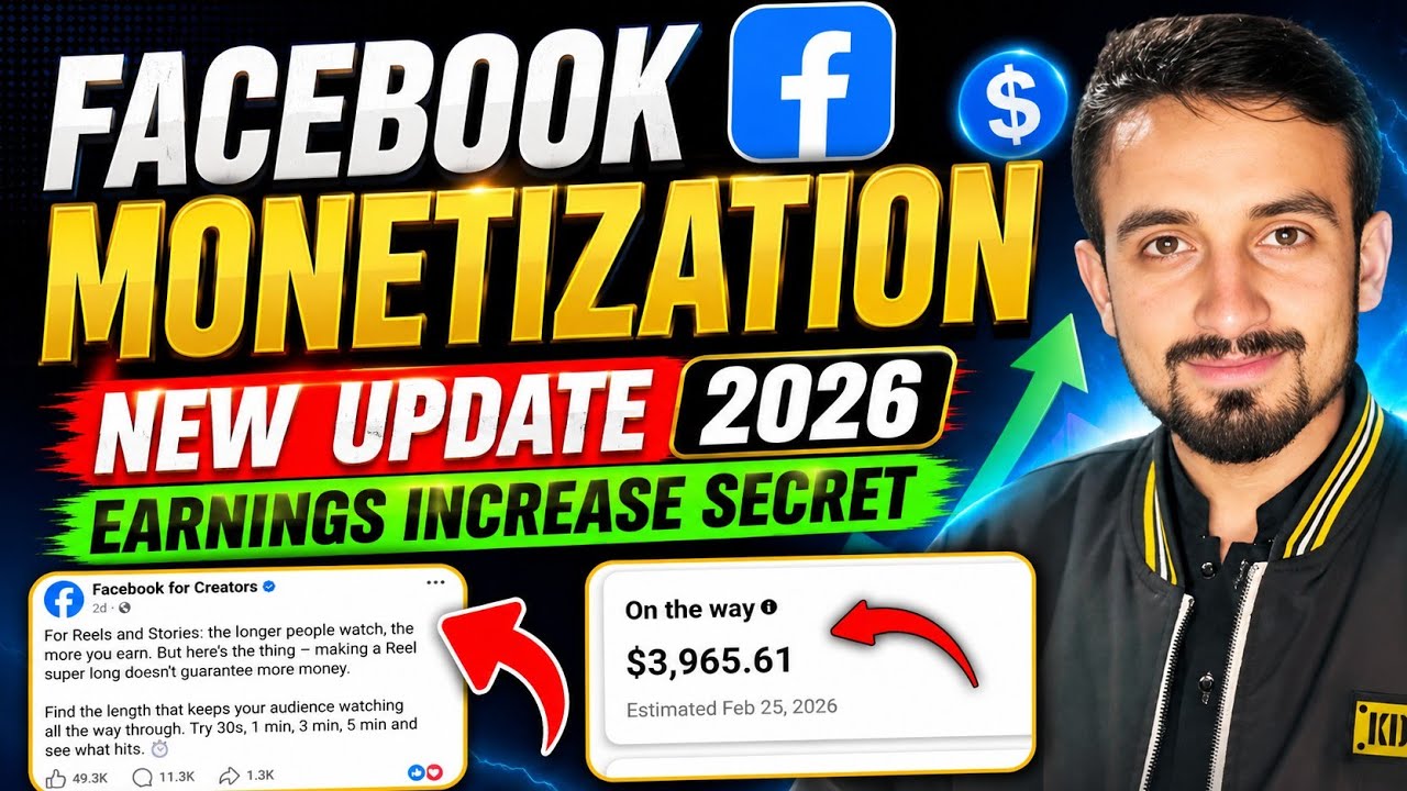 Facebook New Update 2026 | Facebook Monetization Secret Explained