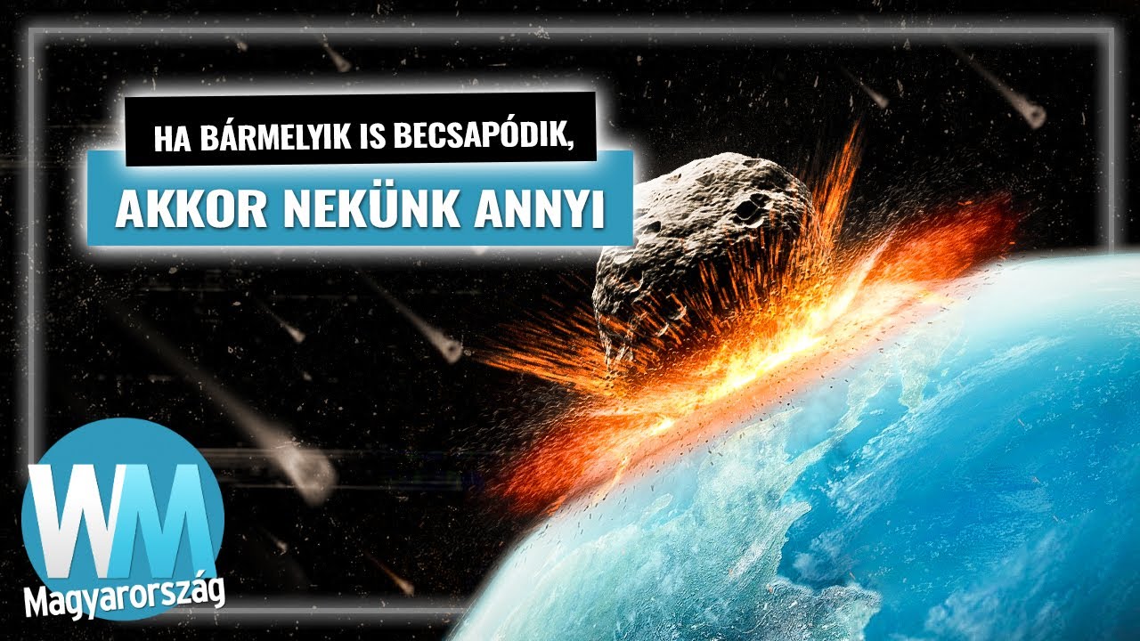 Top 10 aszteroida, amelyek vesz&eacute;lyesek a bolyg&oacute;nkra n&eacute;zve