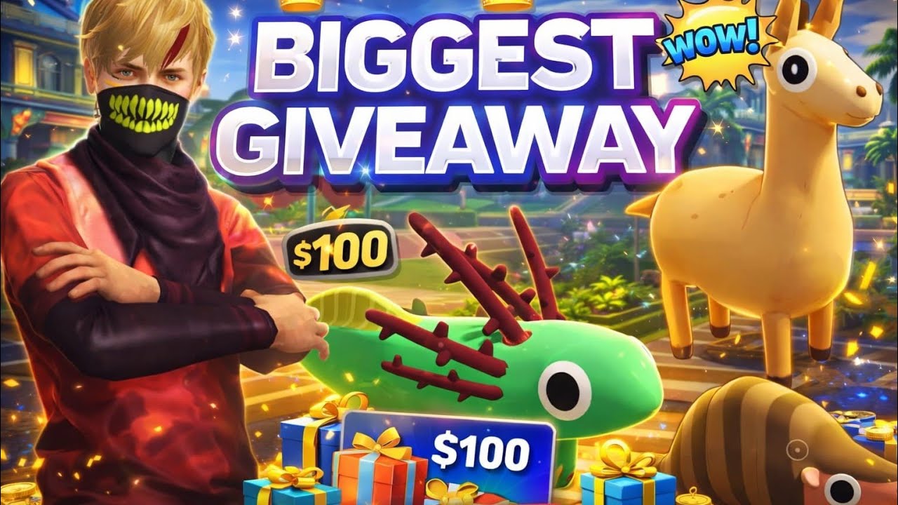 live free custom and giveaway and pet giveaway and fun, ##freefire #steelapet