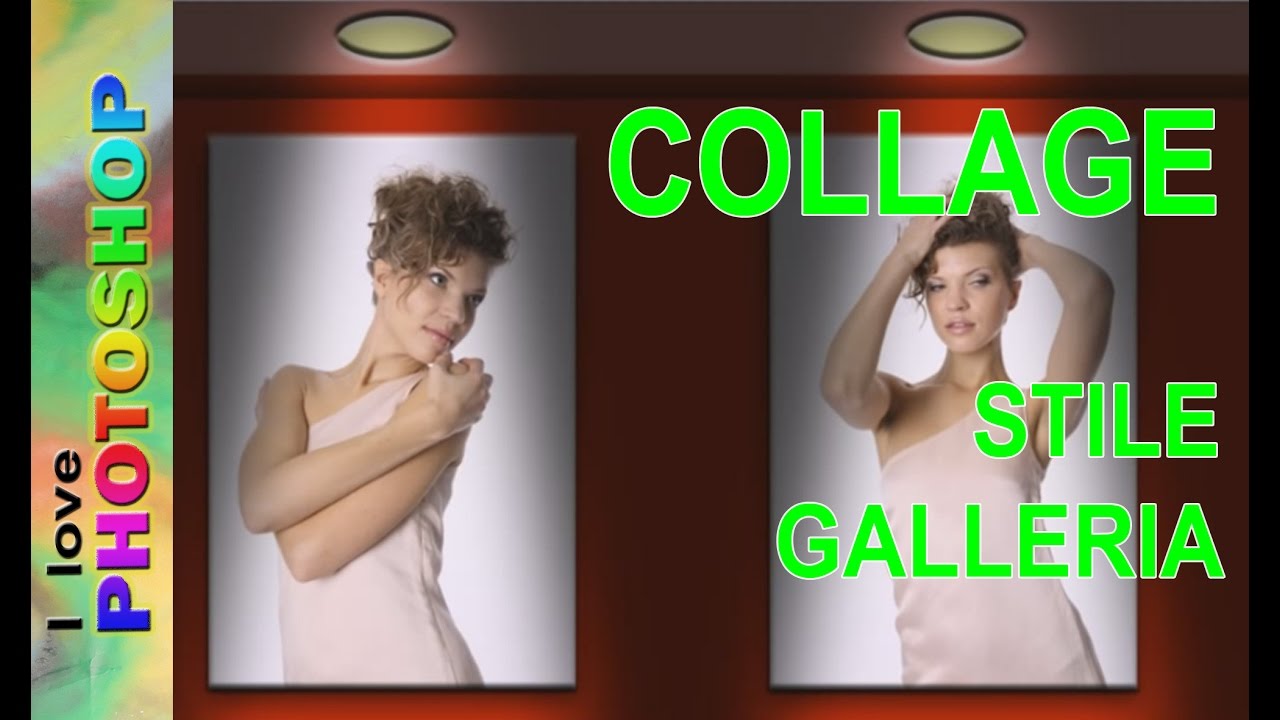 Photoshop tutorial italiano - Collage photoshop con effetti  luce photoshop