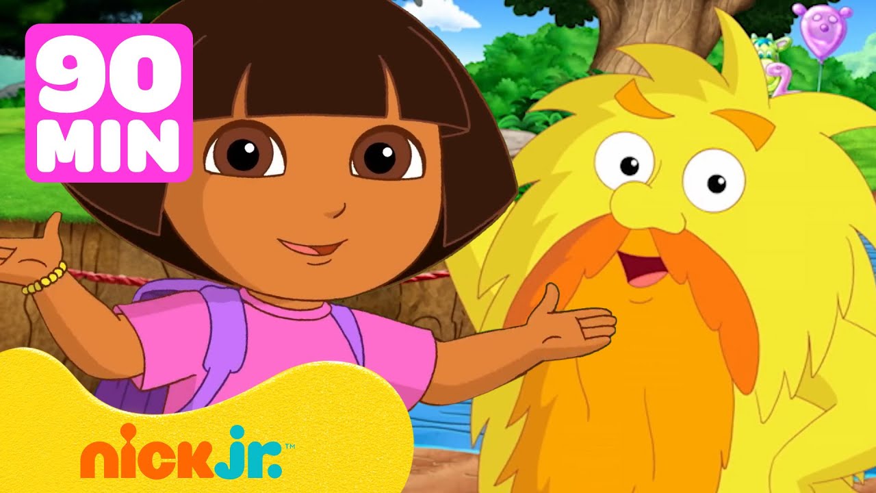 Dora | ¡Los mejores acertijos y juegos del Viejo duende Gruñón en Dora! 🤔 90 minutos | Nick Jr.