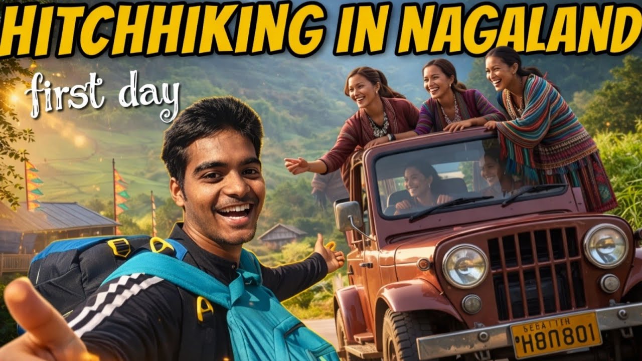Hitchhiking in Nagaland🙏 Most Welcming People of India | Hornbill Festival #nagaland #northeastindia