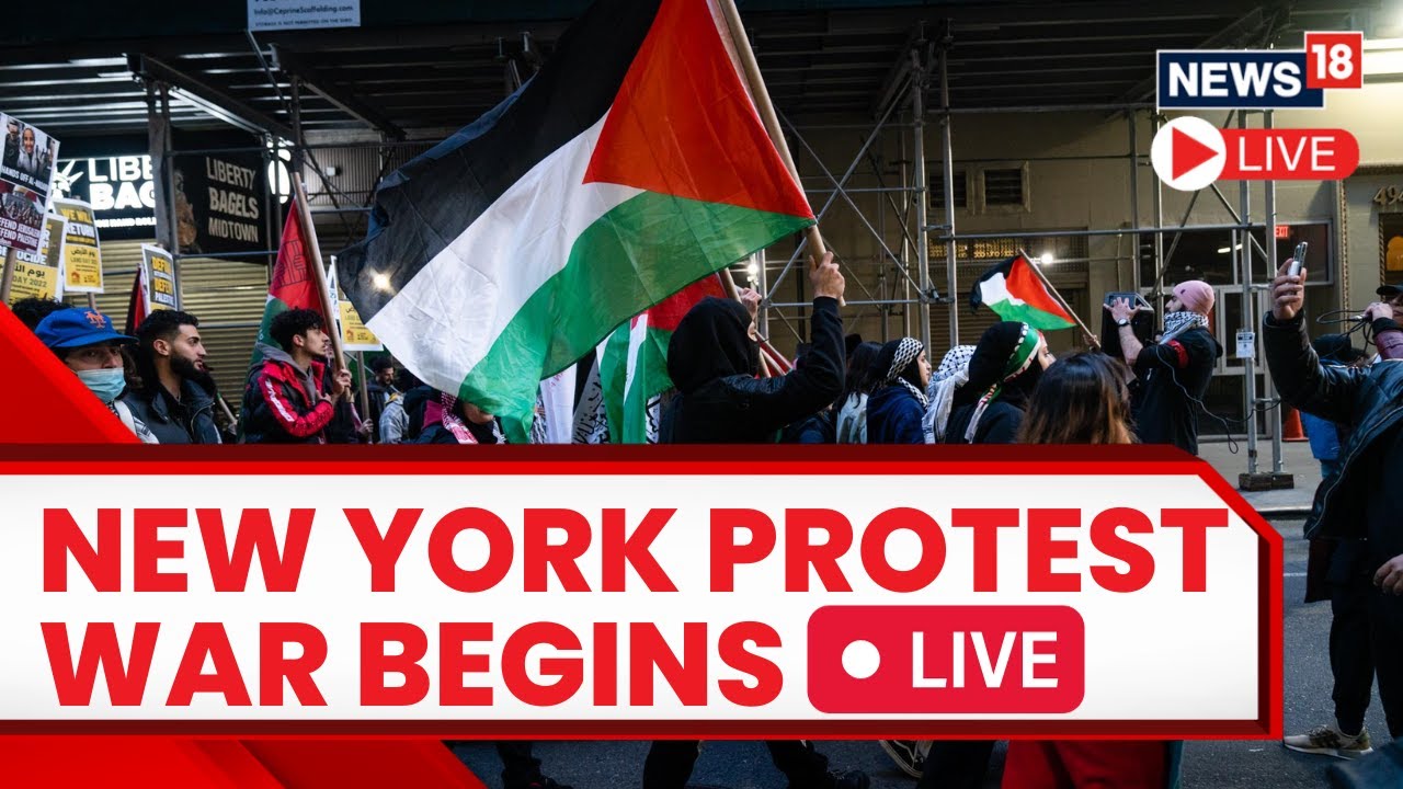 Israel Palestine Conflict LIVE | Protests Erupt At NYC Colleges Responding To Israel-Hamas War |N18L
