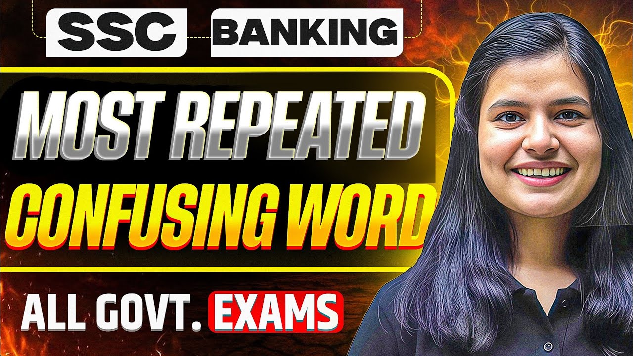 Most Important Confusing Words with 'Tricks' 🔥 l SSC CGL l CHSL l CPO SI l MTS l GD 