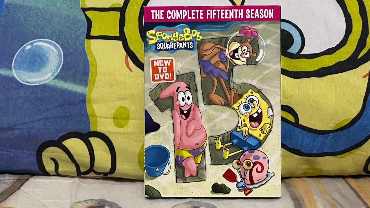 Обзор DVD с полным 15-м сезоном «Губка Боб Квадратные Штаны», распаковка DVD SpongeBob/Nickelodeon
