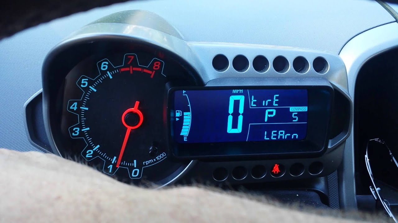 Chevy Sonic Oil Change Reset.