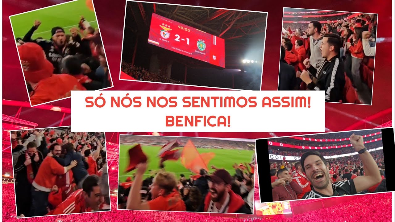 VLOG | Benfica 2 x 1 Sporting | REVIRAVOLTA ÉPICA NOS DESCONTOS!