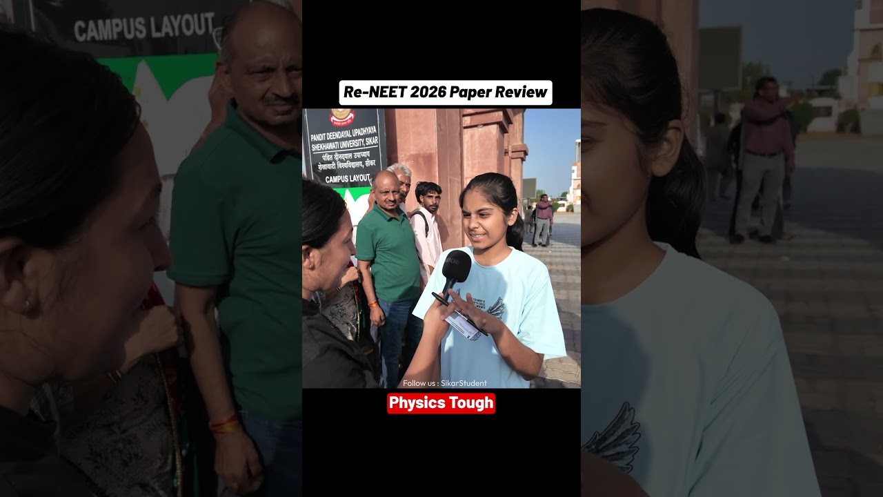 Re-NEET 2026 Paper Review I Physics Tough