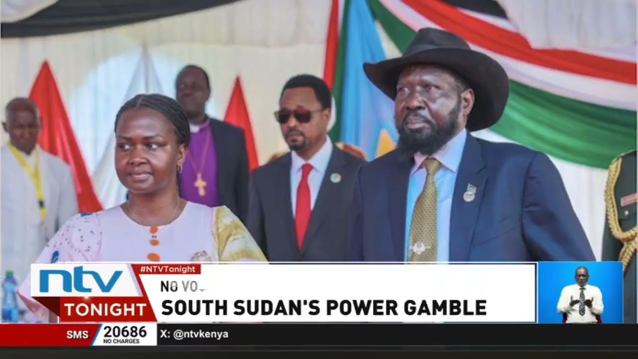 South Sudan's President Salva Kiir dissolves the country's transitional government