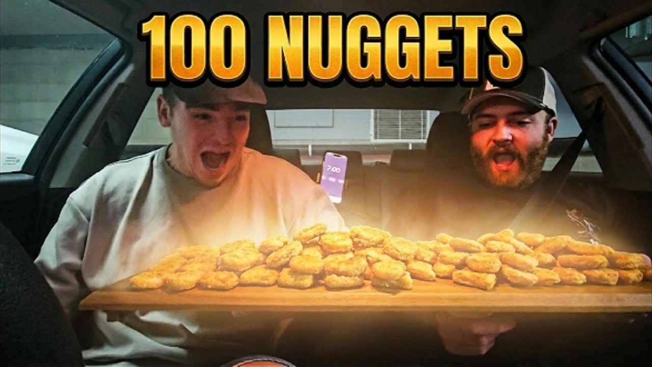 100 CHICKEN MCNUGGETS CHALLENGE