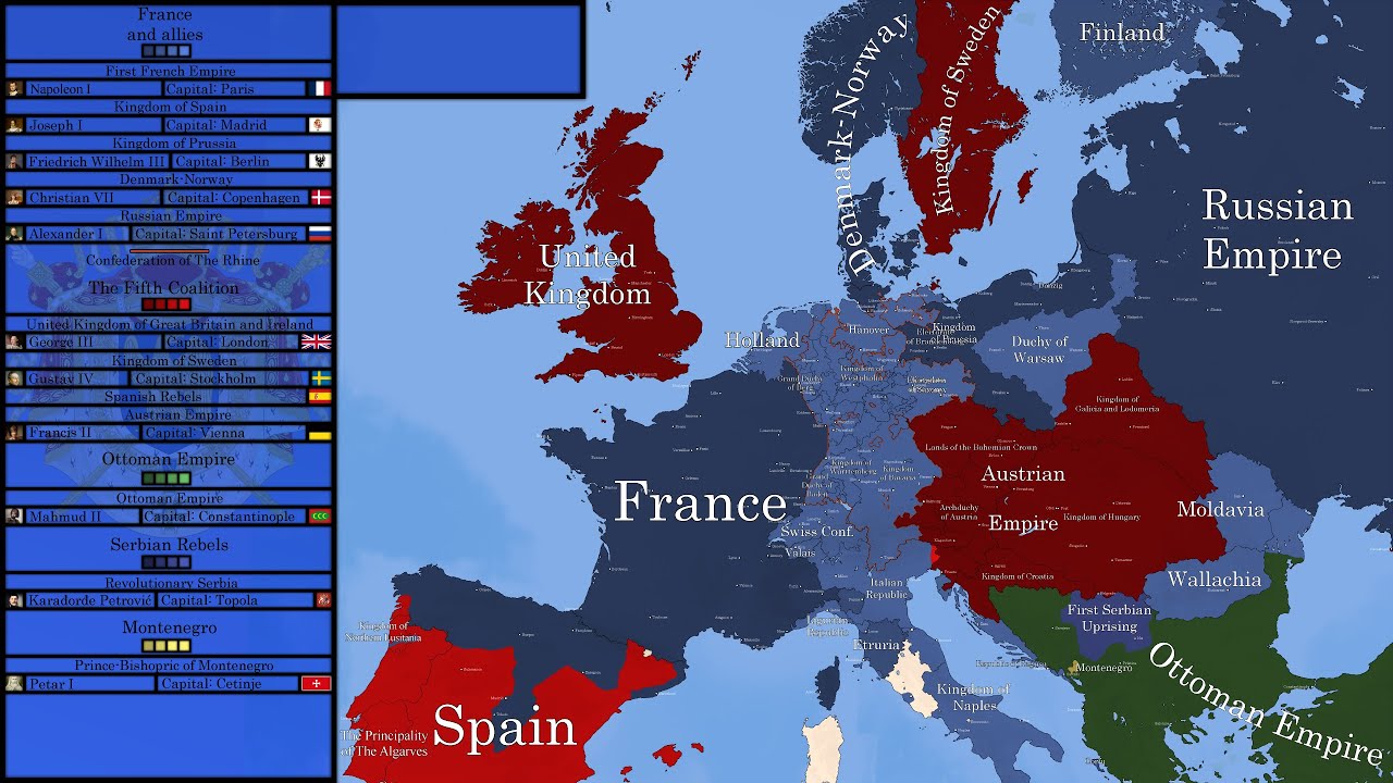The Napoleonic Wars - Every Day