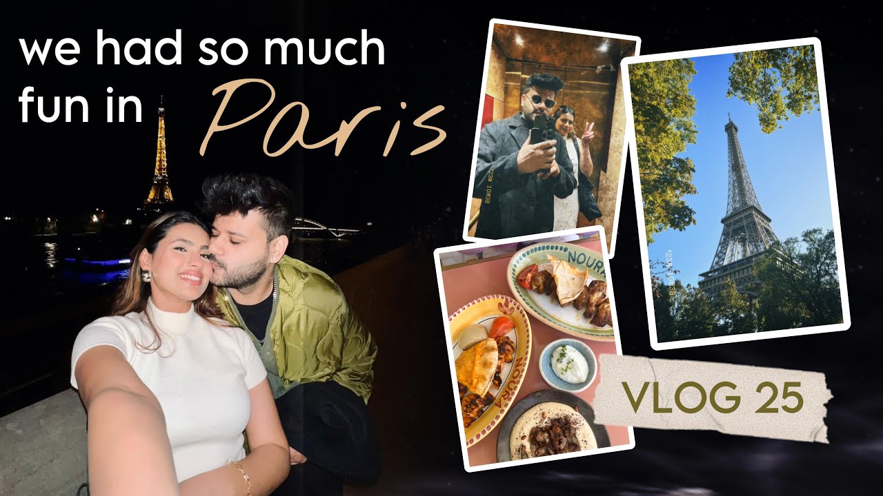 PARIS was amazing | ADDYTV| Paris vlog| VLOG 25 ft. @aashnahegde