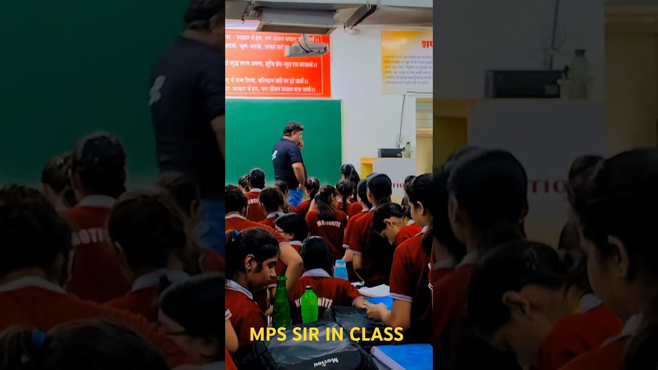 MPS sir entry #motionkota #kotacoaching #kota #aiims #neet #neet2024