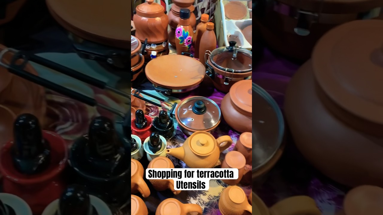 Thought of switching to terracotta/Clay utensils for cooking 🧑&zwj;🍳 #greenindia#shopping#short