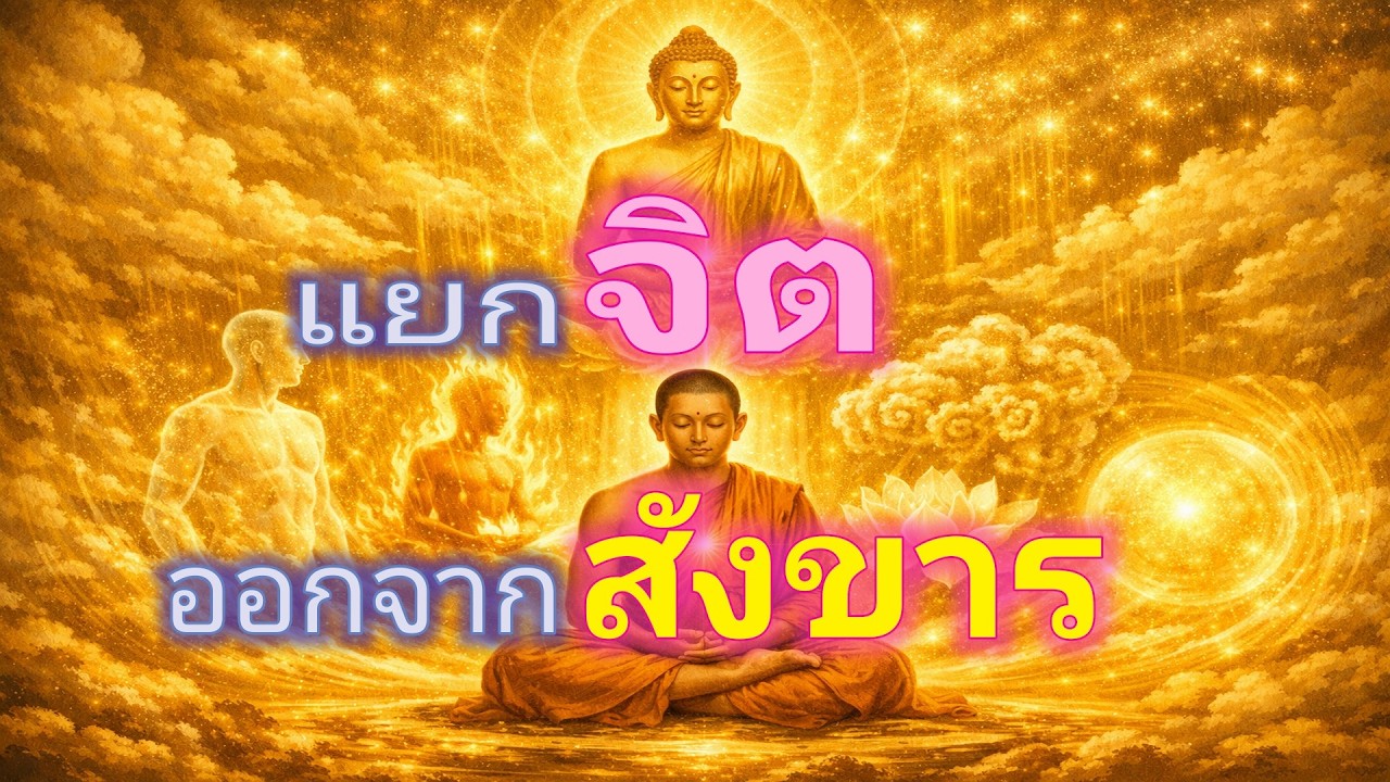 แยกจิต ออกจากสังขาร | อารมณ์ไม่ใช่เรา | ความคิดไม่ใช่เรา | ความทุกข์ | ฟังธรรมะยามเช้า | ฟังธรรม