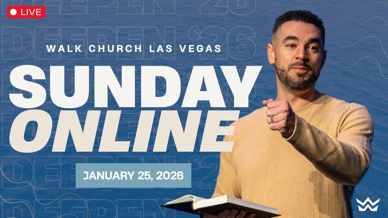 Join us LIVE at WALK Church (10:00AM) as we close out DEEPEN CONF 2026! January 25, 2026 #WALKChurch