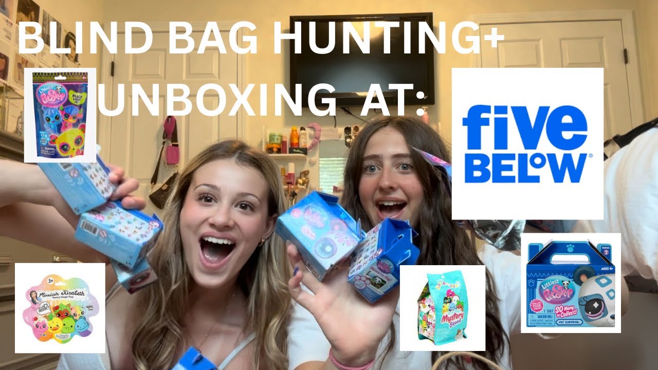FIVE BELOW BLIND BAG HUNTING+HUGE UNBOXING📦📦📦📦