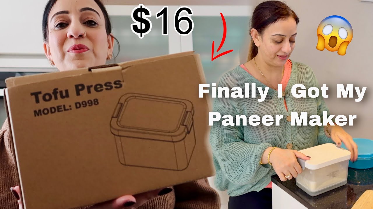 ‼️ Finally I got My Paneer Maker ✨😍🤗 Let's Try It Out..!