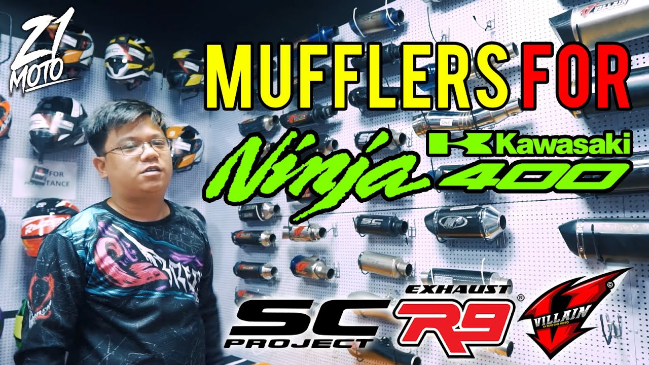 DAY 3 - Mufflers for NINJA 400 Soundcheck | Zero One Moto