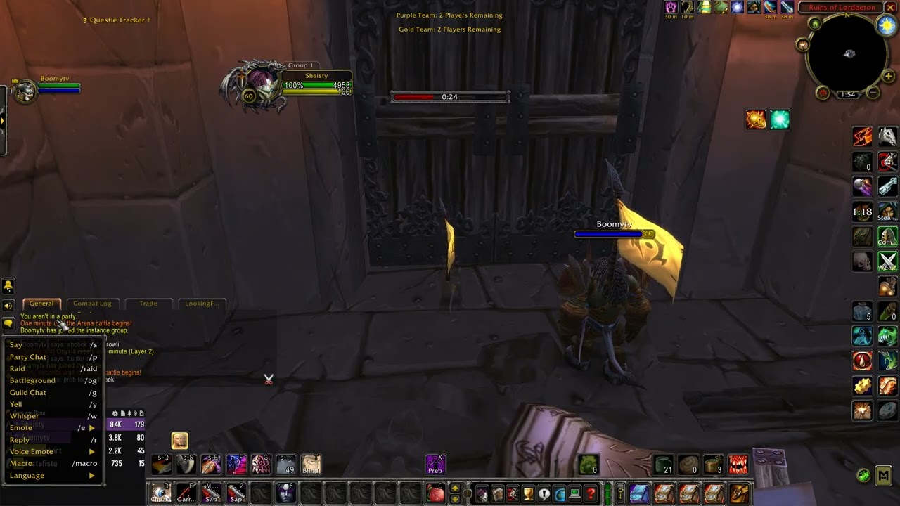 Prepatch arena vs Shobek the bankai and Arrowli
