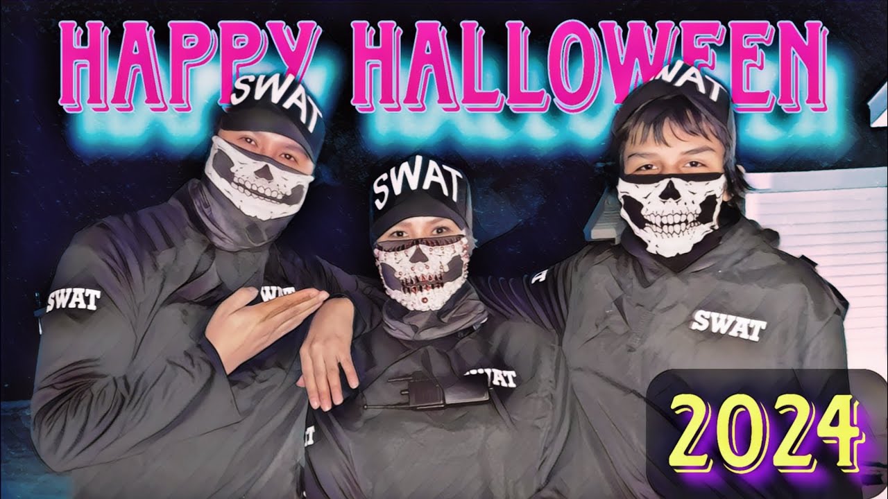 Trick or Treating | Haunted House | Fox Lake Alberta | Vlog 2024