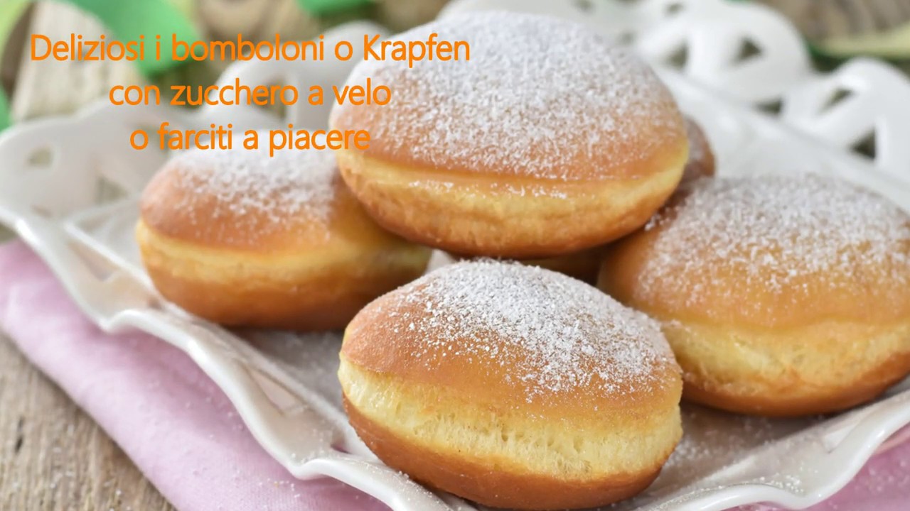 Bomboloni o Krapfen fatti in casa come al Bar - Ricette che Passione