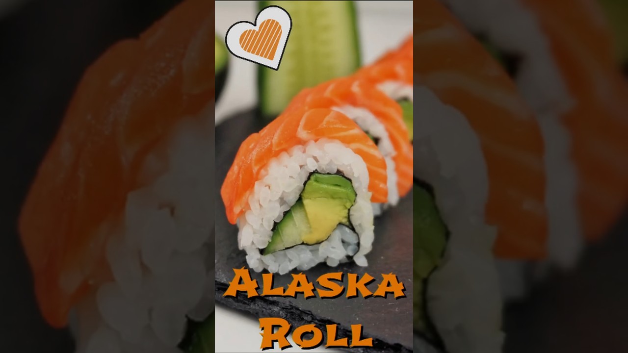 Sushi Rezept Alaska Roll - selber zu Hause machen #lachs  #sushi #rezept