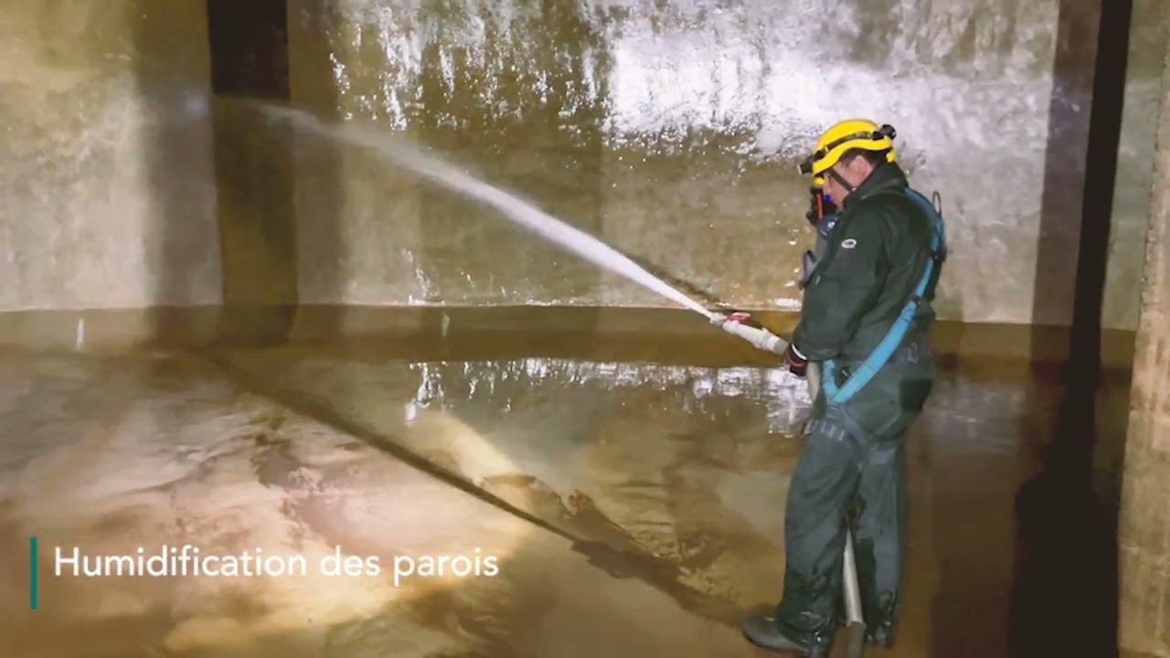 Nettoyage et désinfection d'un réservoir d'eau potable