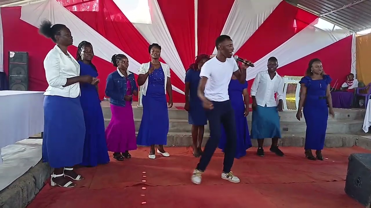 Kaka Daudi performing at Daniel Mungambi's ordination