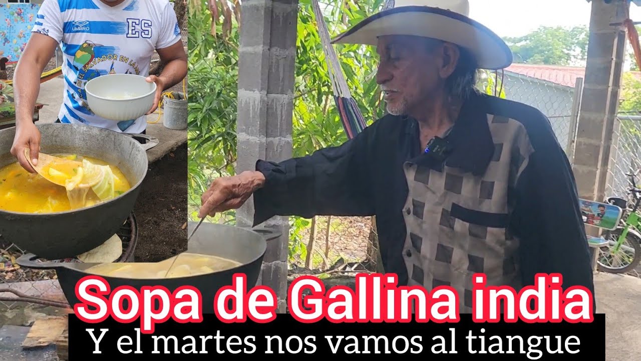 Cocinando un sopon de Gallina india 🍛🐓 Y EL MARTES NOS VAMOS PARA EL TIANGUE