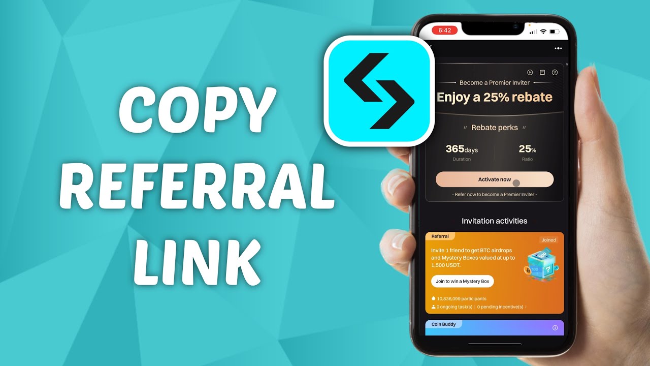 How to Copy Referral Link on Bitget