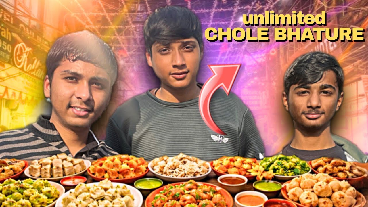 Unlimited Chole Bhature Challenge?😱