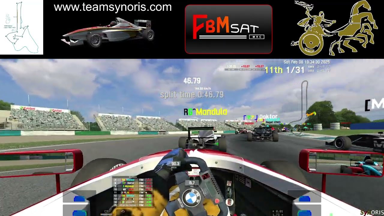 FBM Saturday 2025 - Round 6 - Westhill National Rev. (WE1R) | Live for Speed