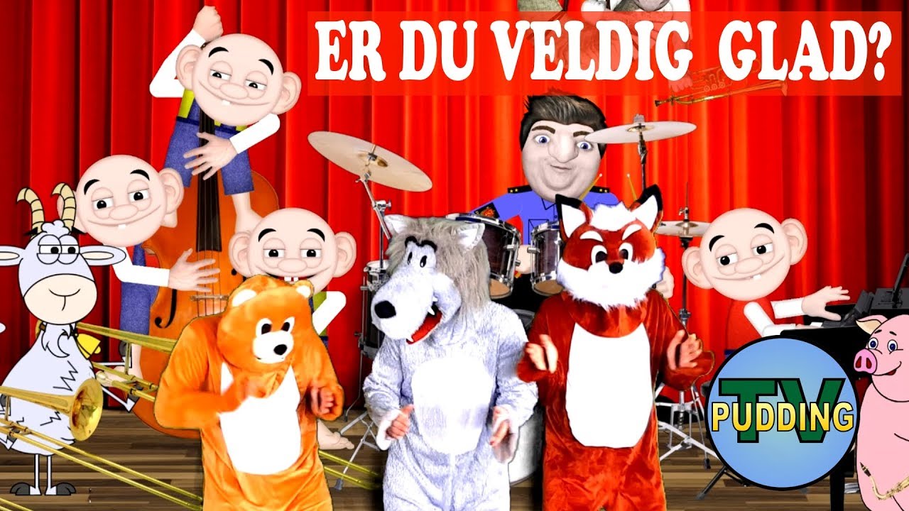 Er du veldig glad og vet det - Norske barnesanger med bevegelser