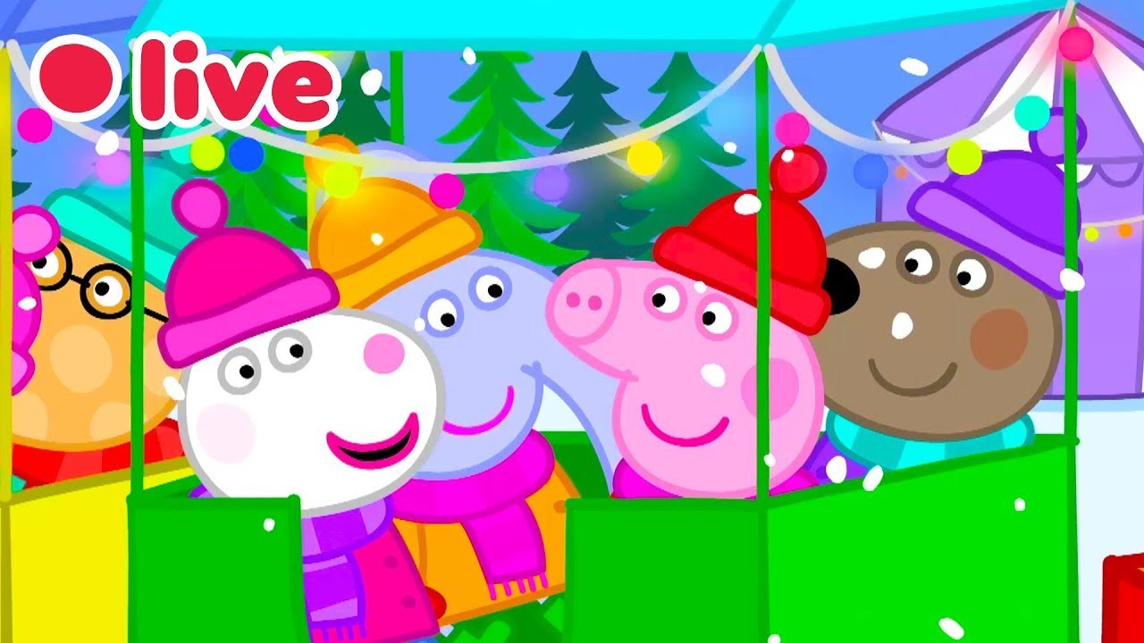 🔴 EN DIRECT Peppa Pig 🎄 Épisodes de Noël! ❄️ Amuse-toi Cet Hiver | Peppa Pig Français