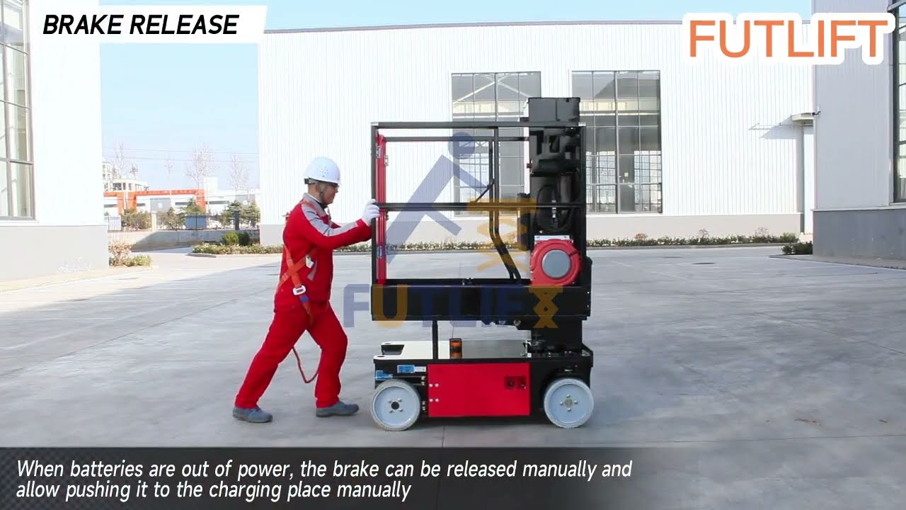 FUTLIFT Telecopic Lift Operation#vertical lifting equipment#self propelled lift platform#mast lift