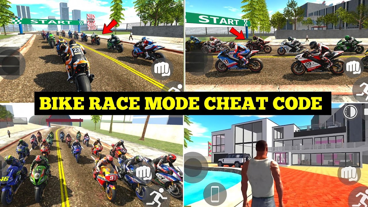New Bike Race Mode Cheat Code in Indian Bike Driving 3D 🤯🔥| Multiplayer Cheat Code in Update | HIG