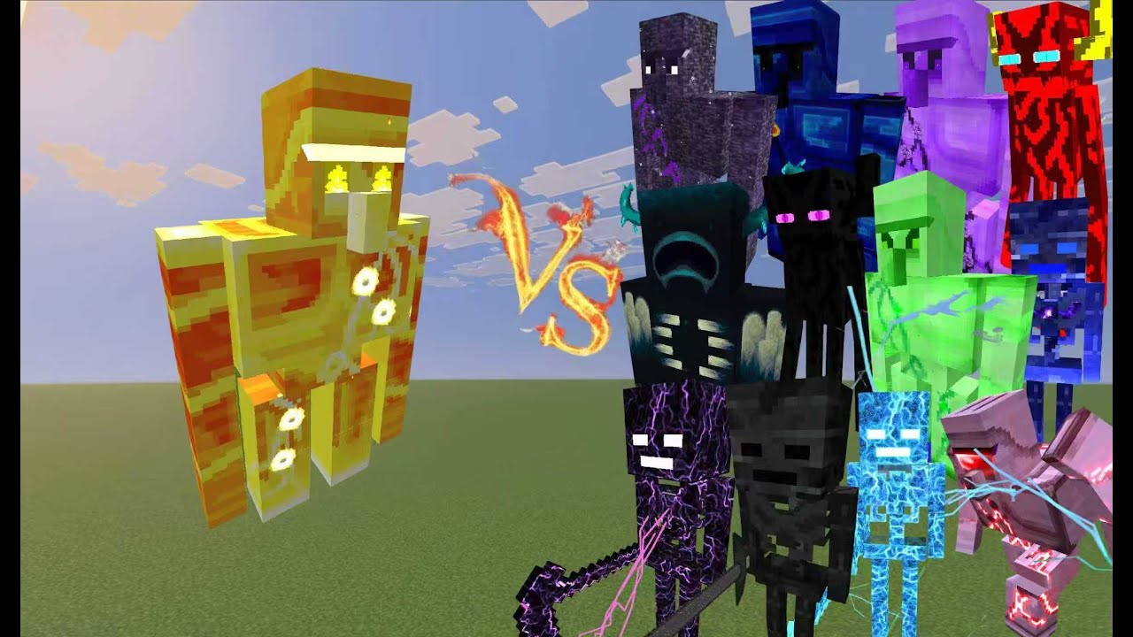 ULTIMATE DUNHUANG GOLEM TITAN vs ALL TITAN BOSSES I Minecraft Mob Battle